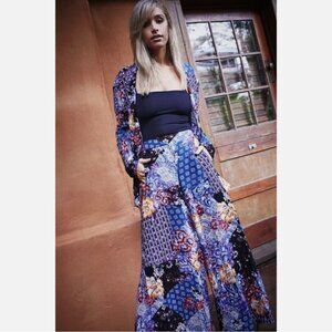 Jaase Collage Rosella Blazer Demure Wide Leg Pants 2 Pc Set